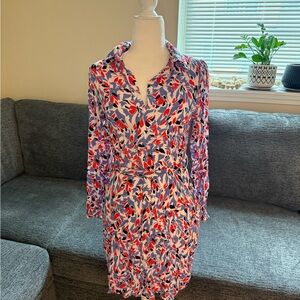 Well Worn Colorful Floral Dress